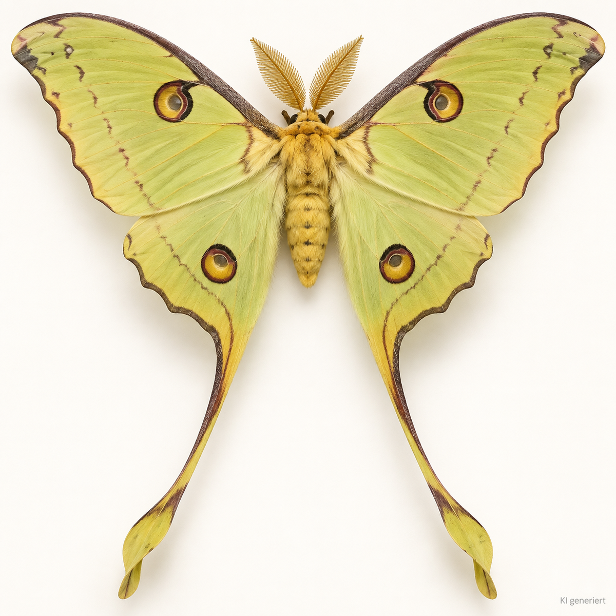 Afrikanischer Mondspinner (Argema mimosae)
