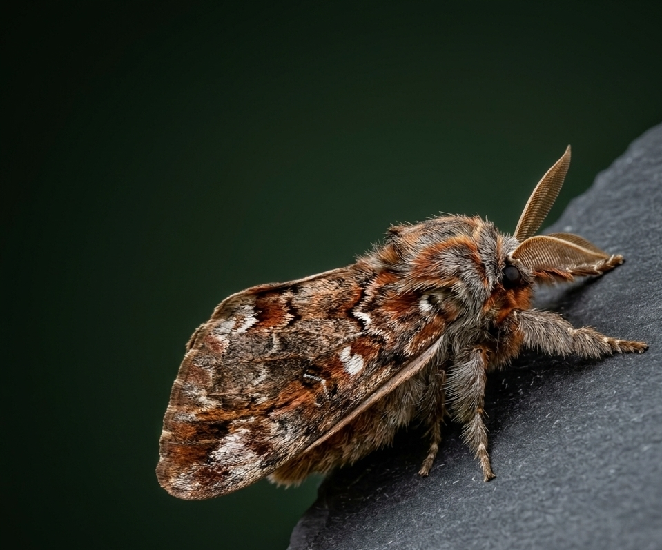 Birkenspinner (Endromis versicolora)