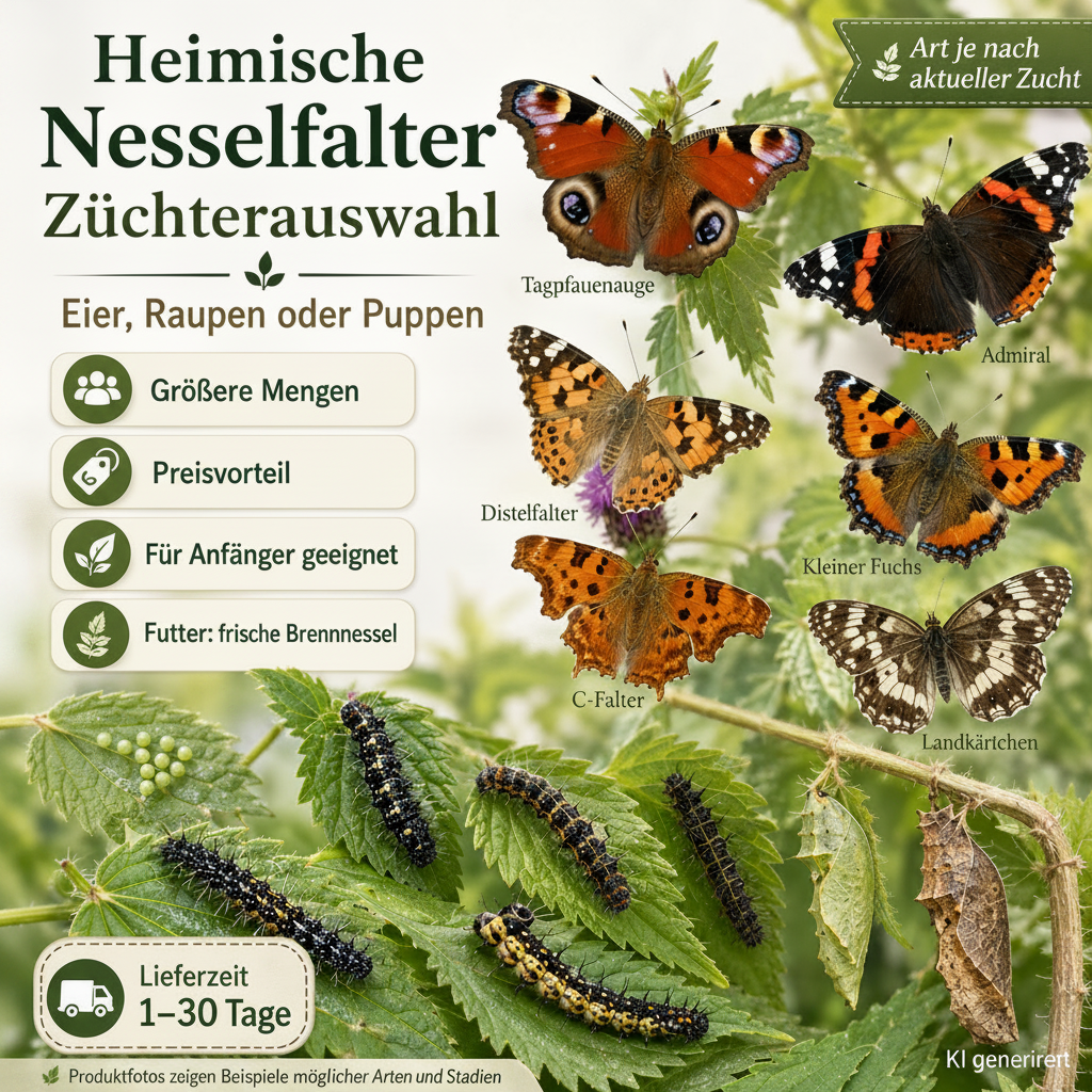 Zufällige Art (heimisch/Nesselfalter)