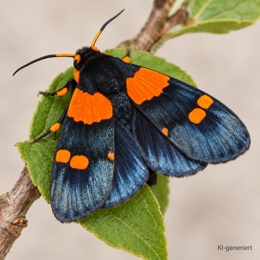 Metallblauer Pfirsichfalter (Egybolis vaillantina)